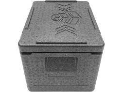 Термобокс пенополипропиленовый с крышкой STP Normal, 400х300х270 мм, 18 л, 40 кг/м3