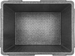 Термобокс пенополипропиленовый с крышкой STP Normal, 400х300х270 мм, 18 л, 40 кг/м3