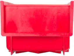 Контейнер полочный пластиковый, 170x105x80 мм, 1.43 л, красный [6001]