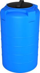 Емкость пластиковая вертикальная цилиндрическая для воды, 200 л, синий [Т 200]