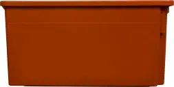 Ящик пластиковый сплошной, 600x400x300 мм, 52 л, красный [601]